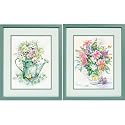 Dimensions Watercolor Floral Pair - 91196