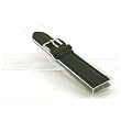 Black Leather Alligator Grain Watch Band Long 22mm New