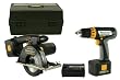 Panasonic EYC136NQKW 15.6-Volt NiMH Cordless 2-Tool Combo Kit, includes 1/2-Inch Drill/Driver and Metal Cutting Circular Saw