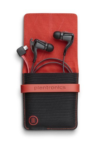 Plantronics BackBeat Go 2 Wireless Hi-Fi Earbud Headphones with Charging Case - Compatible with iPhone, iPad, Android, and Other Leading Smart Devices - Black (Certified Refurbished)