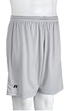 Russell Athletic Men's Scrimmage Mesh Short, Football Silver, Small