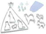 Fox Run Eighteen Piece Nativity Cookie Cutter Bake Set