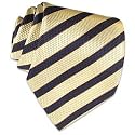 Forzieri Regimental Mogador Silk Tie Cream