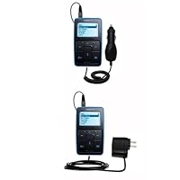 The Essential Gomadic Car and Wall Accessory Kit for the Creative Zen Micro - 12v DC Car and AC Wall Charger Solutions with TipExchange