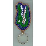 Florida Gators Glitter Head Key Chain