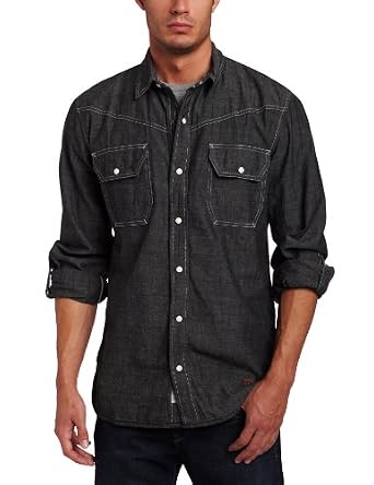 美国男装代购衬衫Levi's Men's Hayward A Long Sleeve Shirt