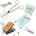 9-piece ear piercing starter kit, 10 gauge