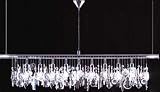 Contemporary Broadway Bar Crystal Chandelier by James R. Moder