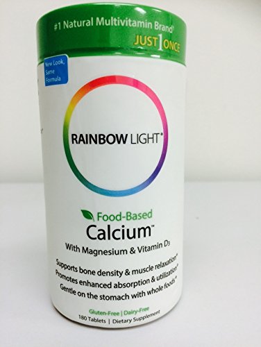 Rainbow Light Food Based Calcium Tablets, 180 Count Rainbow Light Food Based Calcium Tablets, 180 Count