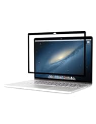 PC Accessory: TopCase Anti-glare Bubble Free LCD Screen protector with Black Frame for Apple Macbook Pro 13" 13-inch with or without Retina Display + TopCase Mouse Pad (Mac Pro 13" Retina Display A1425 and A1502, Black) - TOP CASE