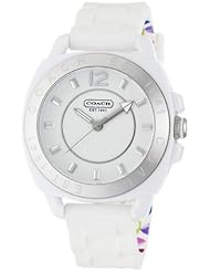 Coach Womens 14501352 Boyfriend White Silicone Watch