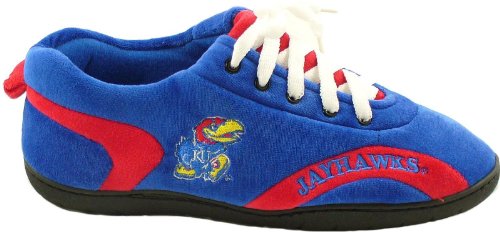 Kansas Jayhawks KU NCAA Comfy Feet Slippers Small