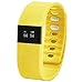 Juboury Bluetoooth 4.1 Fitness Smart Bracelet Smart Wristbands with Pedometer Sleep Tracker Fitness Tracker for IOS Android Phones (Yellow)