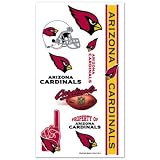 NFL Football Team Temporary Tattoos, Arizona Cardinals