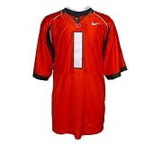 Nike Miami Hurricanes #1 Orange Twilled Football Jersey