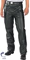 Classic Fitted (biker motorcycle or Casual) Men's Leather Pants - Color : black - Size : 36