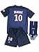 2015/2016 PSG PARIS SAINT GERMAIN HOME IBRAHIMOVIC 10 FOOTBALL SOCCER KIDS JERSEY & SHORT