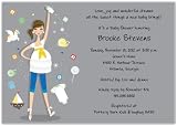 Babycentric Boy Baby Shower Invitations - Set of 20