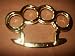 Brass Knuckle Belt Buckle