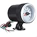 MATCC Tachometer Tach Gauge with Holder Cup for Auto Car 2'' 52mm 0~8000RPM Blue LED Light