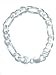 Brilliant! NICKEL FREE! Men's Sterling-silver Italian 9mm Wide Figaro Bracelet