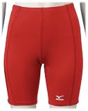 Mizuno Women's Solid Compression Short G3 (Red, XX-Small)