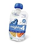 Plum Organics Mighty 4, Sweet Potato Blueberry Millet Greek Yogurt, 1 Count
