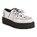 Demonia V-Creeper-505 2 Inch Platform Metal Stud Veggie Pump Creeper Shoe Size 10