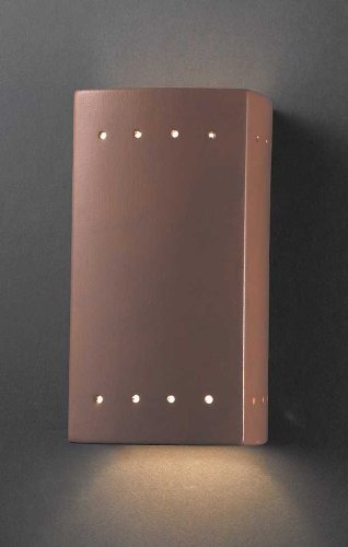 Cover image : Justice Design Group 0925-PATA Smooth Faux Antique Patina Ambiance Functional Wall Washer Sconce fro