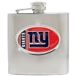 New York Giants 6oz Stainless Steel Flask - Personalized Engraving NFL Football