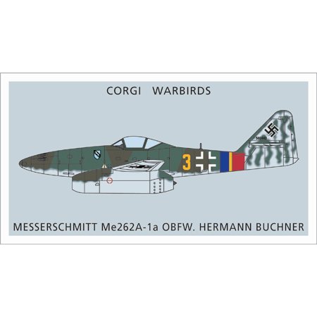 Childrens Toyshop  Toys : Messerschmitt Me.262A-1a - III./JG7 Obfw. Hermann Buchner