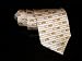 Silk Tie Jaguar in Beige