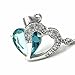 A Heart Full of Love [Turquoise] Sterling Silver Pendant Necklace