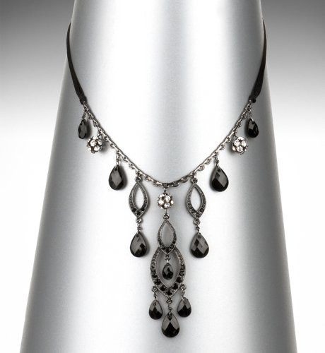 Diamante Y Beaded Necklace
