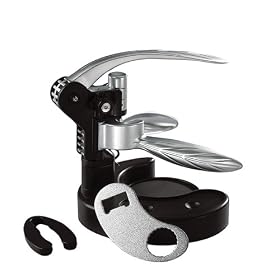 Wine Enthusiast Quicksilver Corkscrew and 4-pc. Gift Set - Silver