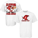 Alabama Crimson Tide White Feeding Time T-shirt