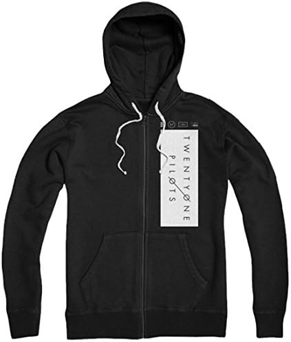 Twenty One Pilots Blurryface Print Black Casual Bape Shark Hoodie (Asia Large, Black)