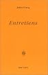 Entretiens (livre non massicot�)