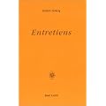 Entretiens (livre non massicot�)