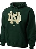 Notre Dame Fighting Irish Green adidas Large Interlock Hooded Sweatshirt