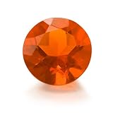 7mm Round Fire Opal Loose Gemstone