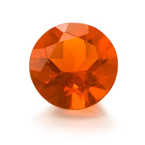 7mm Round Fire Opal Loose Gemstone