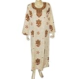 Womens Summer Dress Viscose Kaftan Size M