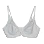 Womens Perfect Fit White Padless Underwire Bra (Size:36C)