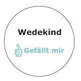 Zoom Produkt-Bild: Wedekind gefällt mir Aufkleber - 10 cm Durchmesser