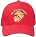 U.S. Marine Corps - Military Supreme Low Profile Embroidered Insignia Cap / USMC Baseball Style Cap