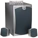 Electronics : Midiland S4-4060M 3-Piece Computer Speakers (Metallic Gray)