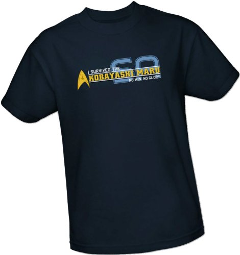  "I Survived The Kobayashi Maru" -- Starfleet Academy -- Star Trek Adult T-Shirt