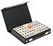 ORIENTAL mahjong w/new & improved vinyl case w/clear window & tiles