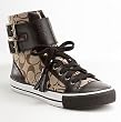 Coach 12CM Signature Fizzle High Top Sneaker Shoes A1551 Khaki/Chocolate 6